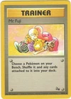Pokemon Fossil Card 58/62 Mr. Fuji UNLIMITED EDITION