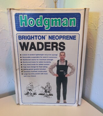 Hodgman Brighton Neoprene Waders STYLE 13443 Stocking Foot Sz: Small Reg - NOS