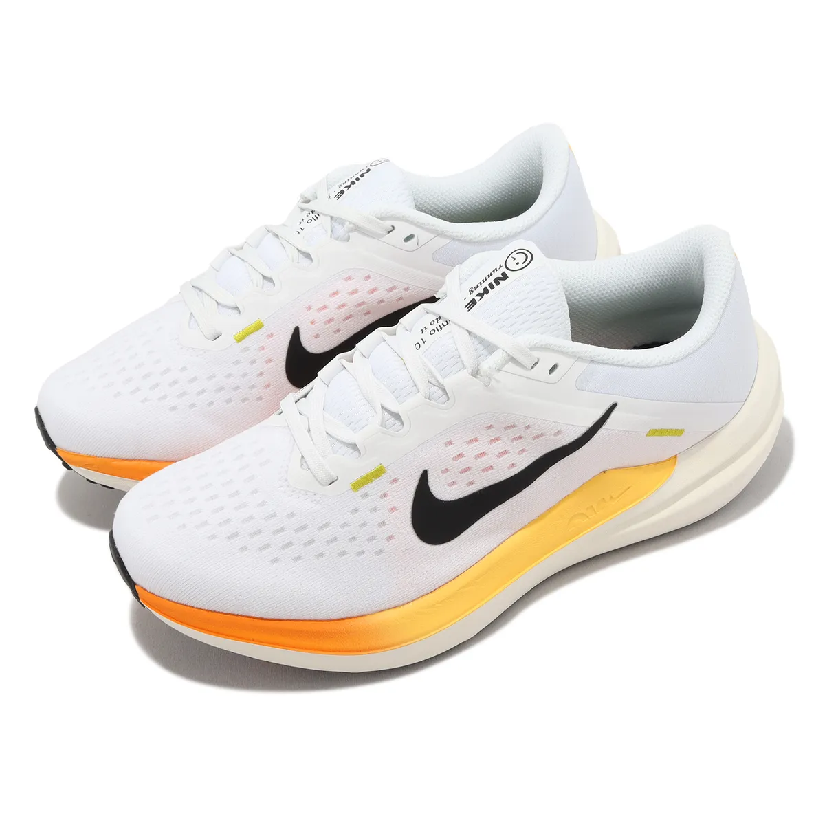 Nike Wmns Air Winflo 10 White Black Citron Pulse Women Running Shoes  DV4023-101