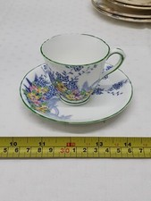 Vintage Flosmaron Cup & Saucer Flower Decoration (B46)