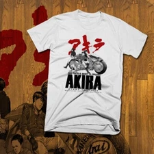 Akira Moto T-Shirt Neo Tokyo Vintage Cyberpunk Kanji Anime Japanese new tee