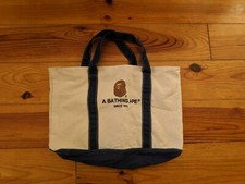 A BATHING APE PICCOLA BORSA SHOPPING TOTE IN TELA IN OTTIME CONDIZIONI