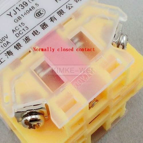 5x Blue Momentary OFF-ON N / O Push Button Switches 600V 10A 22mm Y090 LAY37 - Picture 7 of 9