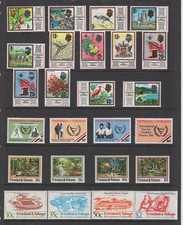 TRINITÉ-ET-TOBAGO 1969-1982 Lot de trois (3) ensembles et (1) courts caribéens réf 29C