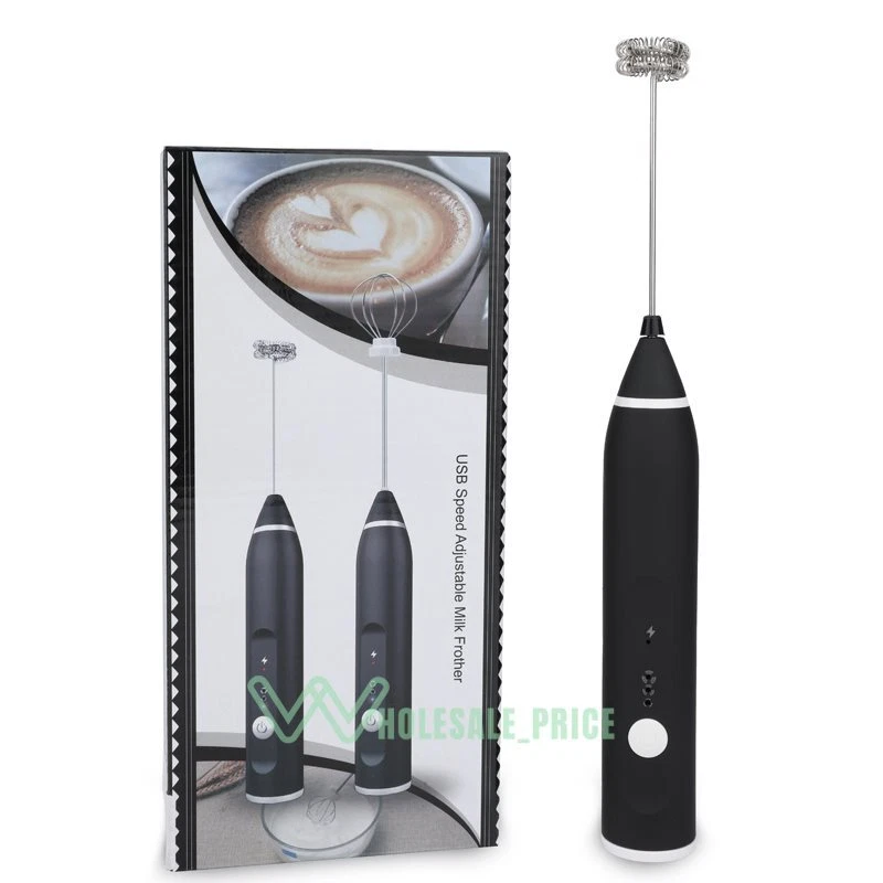 Milk Frother Handheld Electric Mixer Foam Maker for Coffee Whisk Drink 3 Speed