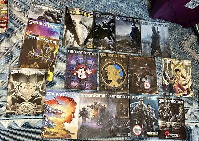 GameInformer Magazines Lot of 17 Assorted 2013-2018