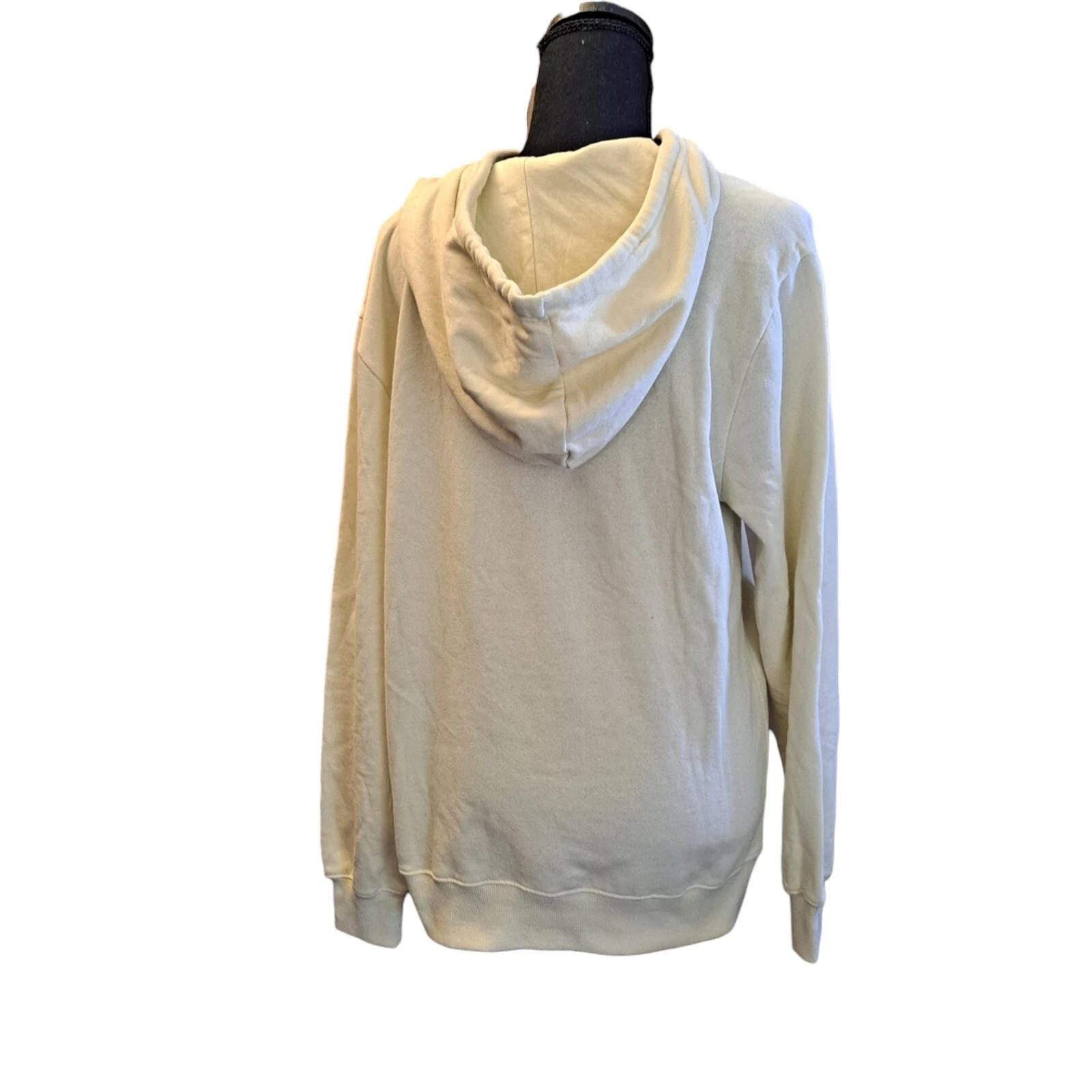 OFF WHITE London Fog Supply Co. Felpa con Cappuccio Donna Crema Taglia S