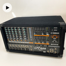Yamaha EMX660 6 Channel Powered Mixer 600w Digital Effects for 