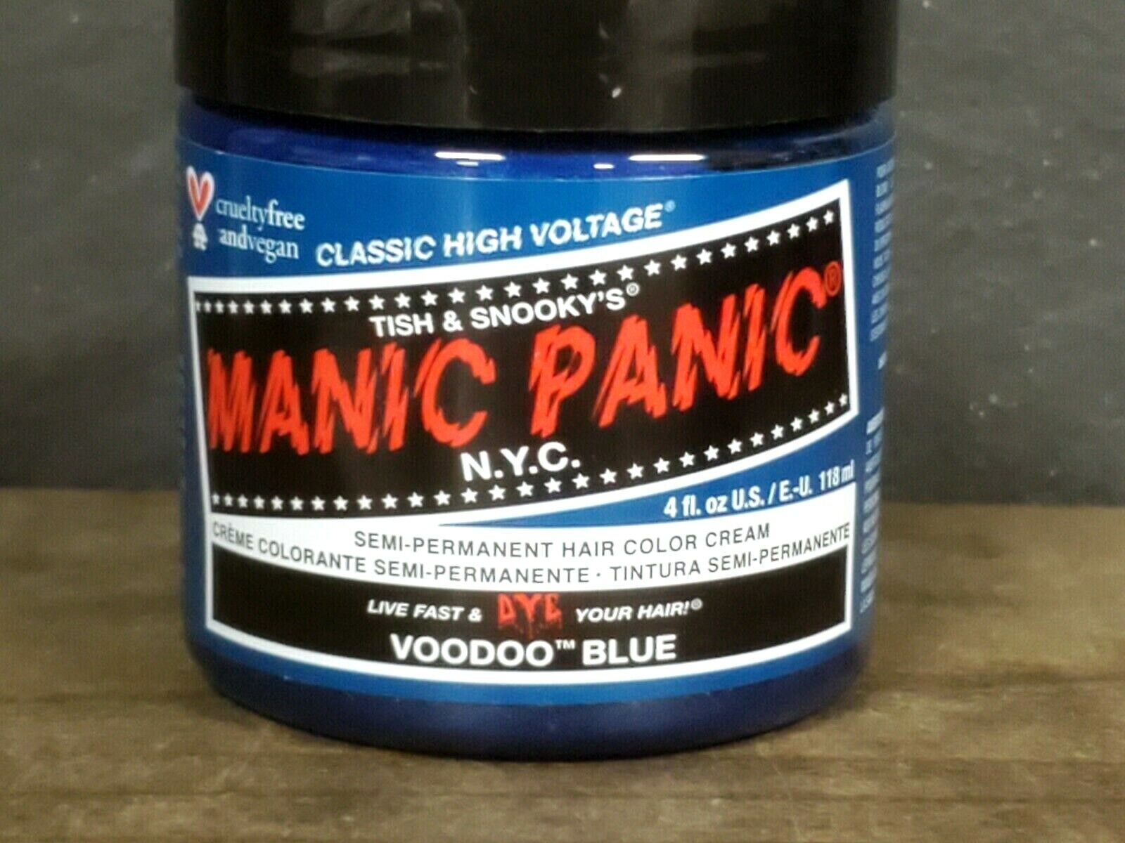 Manic Panic VOODOO BLUE classic high voltage semi-permanent hair color cream
