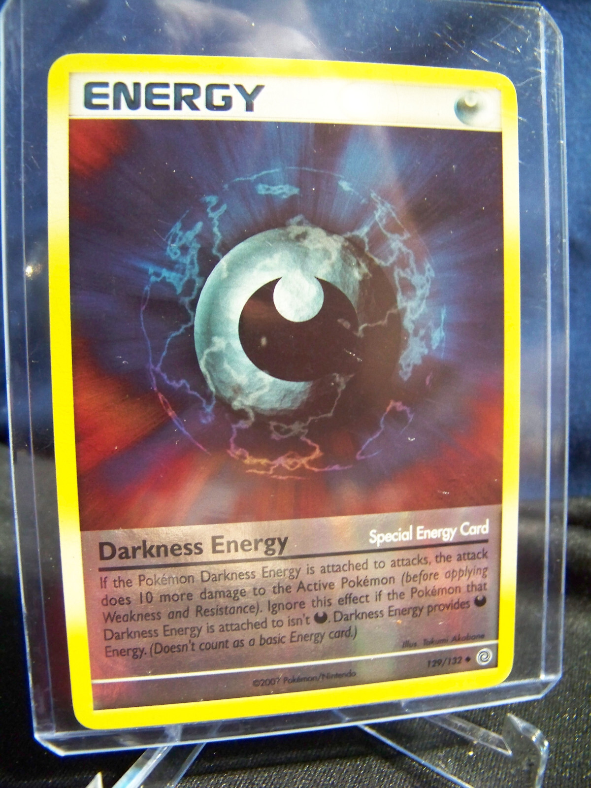 Pokemon 2007 Darkness Energy Reverse Holo 129/132 Secret Wonders - EX+