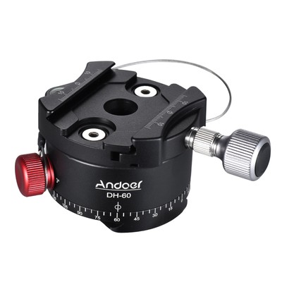 DH-60 Panoramic Ball Head Indexing Rotator HDR Tripod Head for DSLR Camera P8W8