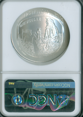 2019 P APOLLO 11 SILVER DOLLAR NGC MS69 50TH ANNIVERSARY | eBay