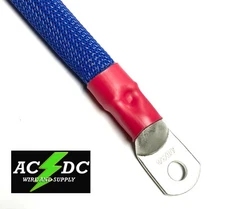 4/0 AWG BLUE BRAIDED Copper Battery Cable Power Wire Car, Inverter, RV 
