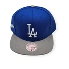 Mitchell & Ness Los Angeles Dodgers Evergreen Coop Blue/Gray Adjustable Snapback