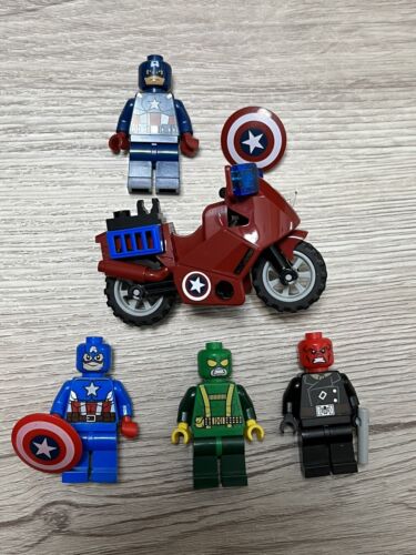 Lego Captain America minifigure lot. Minifigs from 6865 and 76017 - Picture 1 of 5