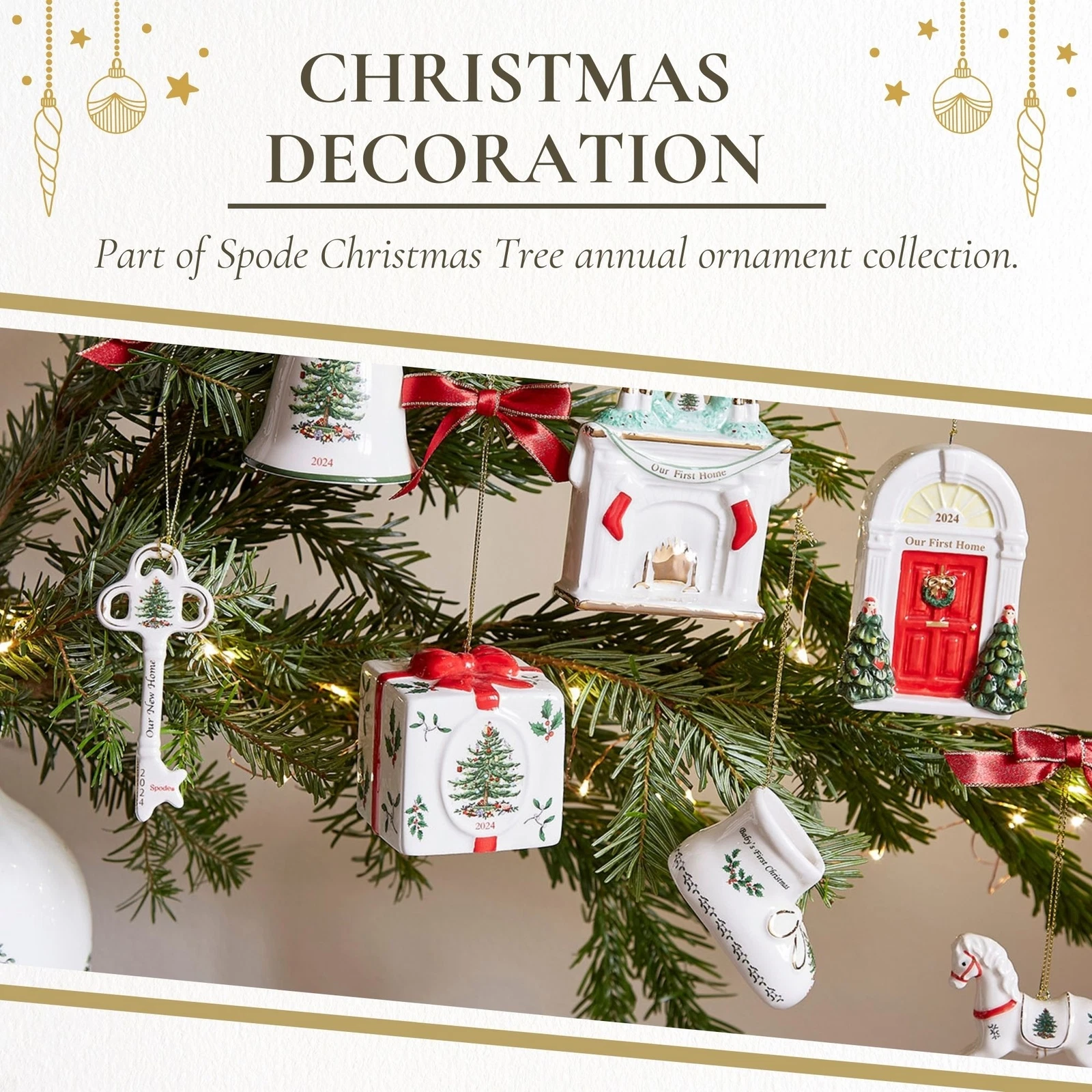 Spode Christmas Tree Ornament - Thumbnail 4