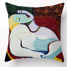 Pablo Picasso The Dream Throw Pillow Cover