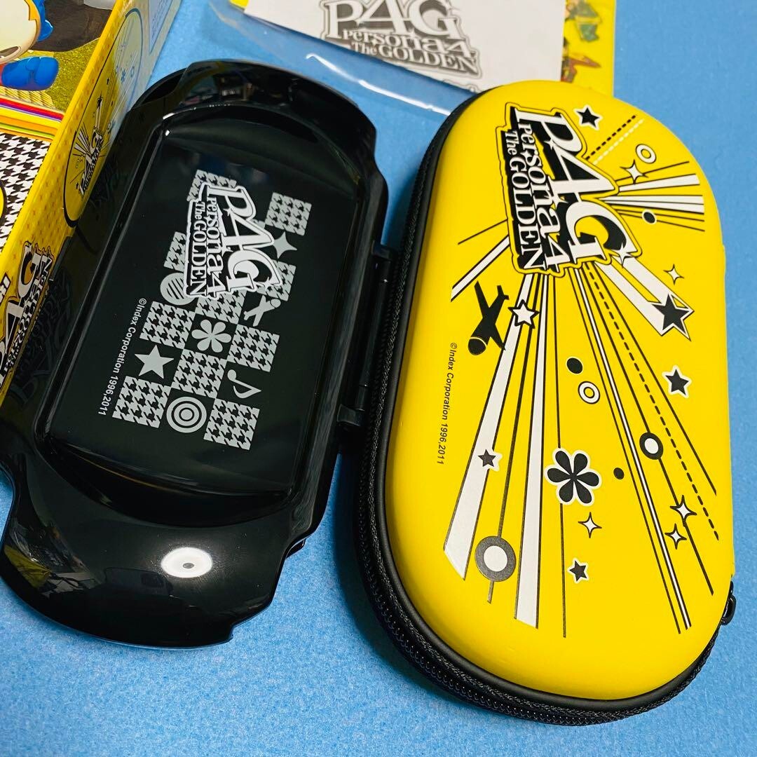 PSVita ペルソナ4 ハードポーチ フェイスカバー デコレーションシール PS Vita Persona 4 Hard Pouch Face Cover Decoration Seal
