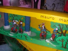 MAURO MARTINI BOX WITH SOLDIERS PAINTED AND TURKISH INSERTS
