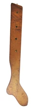 ANTIQUE JOS.T. PEARSON & SONS~PHILADELPHIA WOODEN STOCKING STRETCHER~ KEY HOLDER
