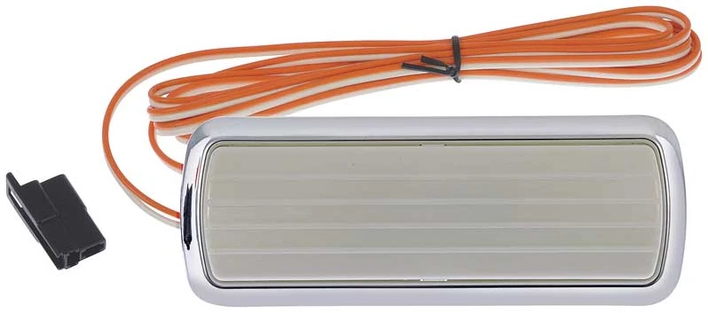 Conjunto de lámpara domo OER con base cromada para camionetas Chevy y GMC 1960-1972 Foto 2 de 4