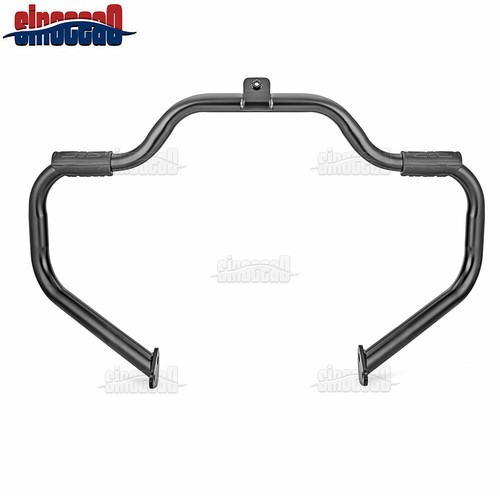 Front Mustache Engine Guard Highway Crash Bar For Harley Electra Street Glide - Picture 8 of 14