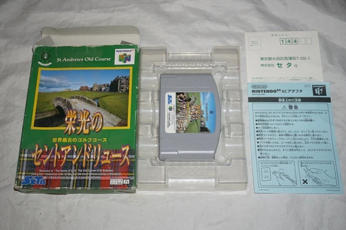 St Andrews Old Course (Nintendo 64 n64) Complete JAPAN Import