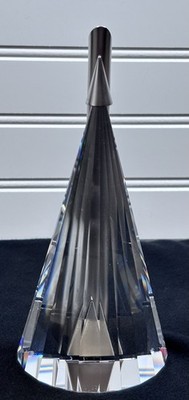 Swarovski Crystal Soliflor Bud Vase 1992 Joel Desgrippes Vintage Flawed/No Box