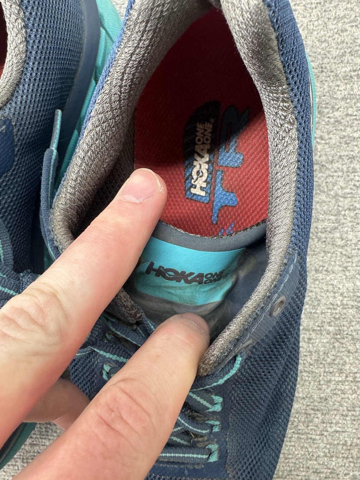 Hoka One One Challenger ATR 4 Women's Blue Running Shoes 8.5 image 6
