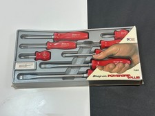  Snap-on Tools Usa Sddx80r 8pc Red Hard Handle Screwdriver Set New Nos