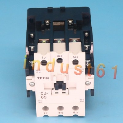 1PC New TECO Contactor CU-65 110V In Box *mn
