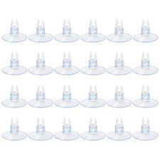 Aquarium Suction Cups, for Fish Tank Airline Tubing, with Clips 3/16" a
