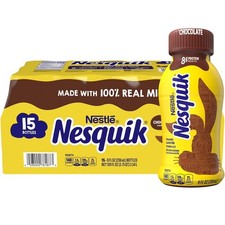 Nesquik Chocolate Milk Beverage Drinks 8 fl. oz., 15 pk