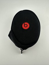 Original Beats by Dr. Dre Soft Carry Travel Case Red Logo - Black