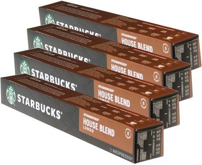 STARBUCKS House Blend Lungo 40 Kapseln (4 x 10) (78,73 EUR/KG)