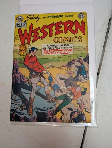 Vtg. 1951~ Superman DC National Comics~ Western Comics No.26 Issue "Wyoming Kid"