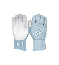 Franklin Adult Powerstrap Infinite Batting Gloves Carolina Blue. Free Shipping