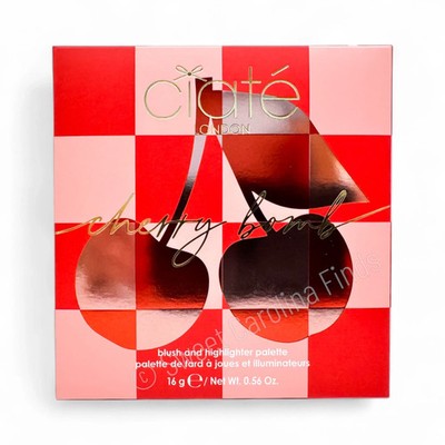 Ciaté London Cherry Bomb Blush & Highlighter Palette-Light Medium; 4 Shades BNIB