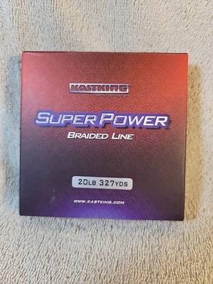 KastKing super power braided fishing line 20 lb 327 yards