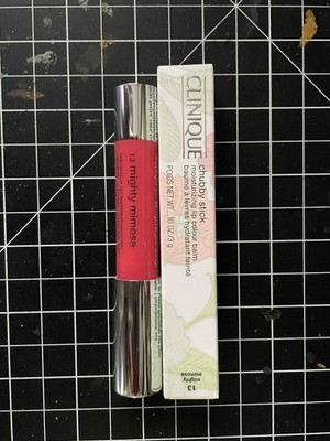 Clinique Chubby Stick Moisturizing Lip Balm 13 Mighty Mimosa Pink 0.10 oz