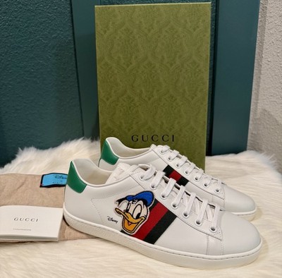 NEW Gucci X Disney Donald Duck Sneakers Women's Size 7.5 | eBay
