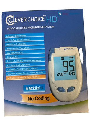 Clever Choice Auto-Code Blood Glucose Meter