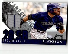 2015 Topps Charlie Blackmon Career High Relics (Series Two) #CHR-CBL