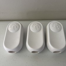 Fisher Price ANIMAL ACTIVITY Jumperoo Replacement Parts Set of 3 White End Caps