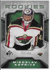 2006-07 SP Game Used MIROSLAV KOPRIVA rookie card #124