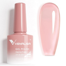 VENALISA Jelly Gel Polish 1 Pcs Translucent Nude Pink Gel Nail Polish Soak off U