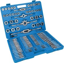 110 PCS Metric Tap and Die Set, M2-M18 Rethreading Kit for Making Screw...