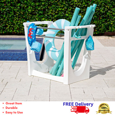 Poolside Organizer Storage Bin Box for Floats Toys Towels Accessories Outdoor