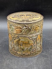 Alte Blechdose antik Dose Lebkuchen Haeberlein N&uuml;rnberg rund Jugendstil