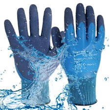 Latex Coated Work Safety Gloves Waterproof Grip Builders Gardening Mechanic Pack